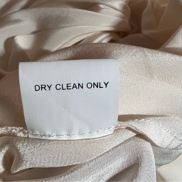 Miguelina Alexis Caftan Dress Size Large New Silk Crepe - Picture 10 of 14